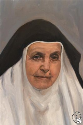 Pintura de Santa Ángela de la Cruz y Beata Madre María de la Purísima